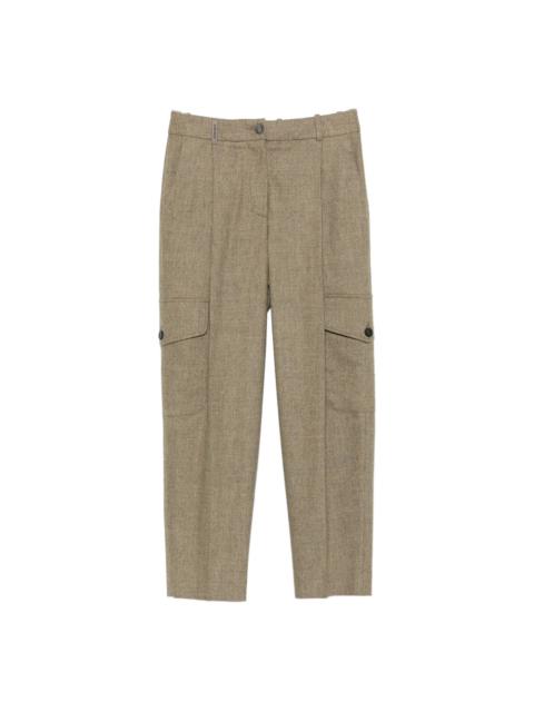 Peserico - Peserico Neutrals Trousers - Straight Trousers Women