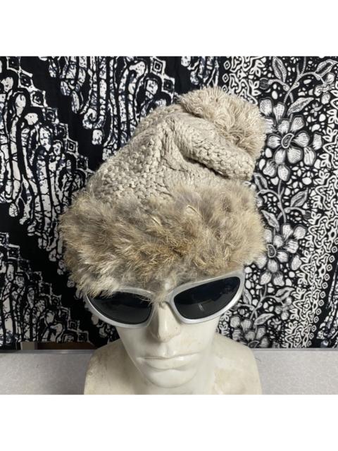 Other Designers Vintage - 2000s y2k mohair fur faux fuzzy angora beanie hats