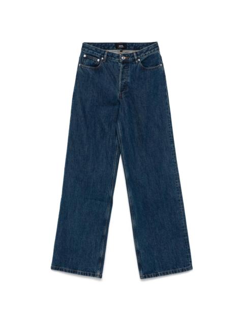 A.P.C. A.P.C. Blue Denim - Straight-Leg Jeans Women