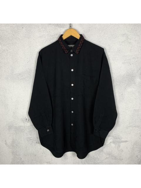 Yohji Yamamoto Yohji Yamamoto Pour Homme Black Shirt