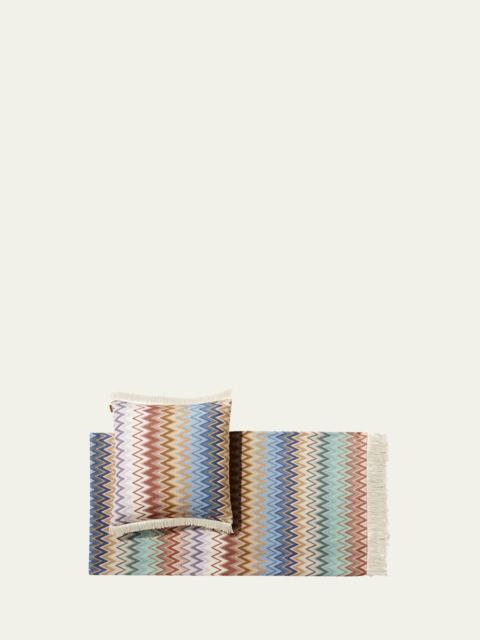 Missoni Margot Chevron Fringe Throw Rug