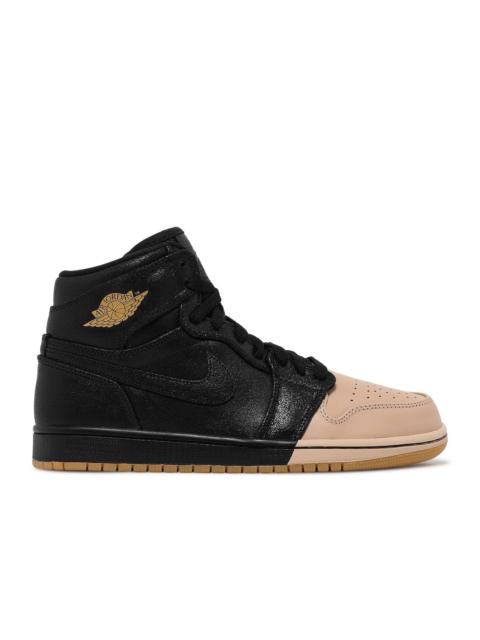 Jordan WMNS JORDAN 1 RETRO HIGH PREMIUM 'DIPPED TOE - BLACK'