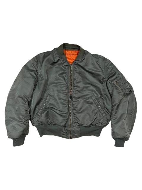 Other Designers VERY RARE VINTAGE JACKET FLIGHT BOMBER MA 1 ALPHA INDUSTRIES