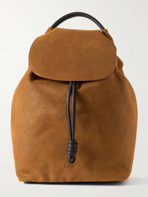 Flamenco Suede and Leather Backpack