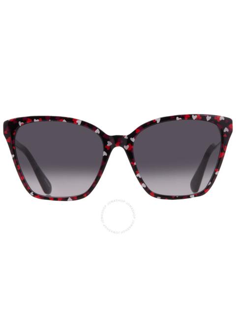 Kate Spade - Kate Spade Grey Gradient Cat Eye Ladies Sunglasses AMIYAHGS 0F74/9O
