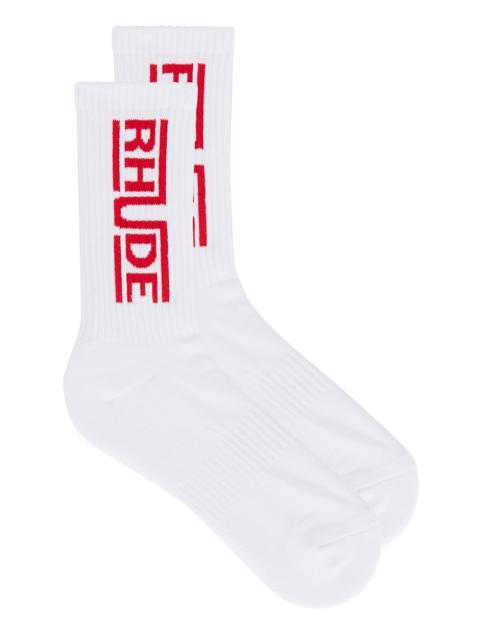 Rhude Champions Logo Sock