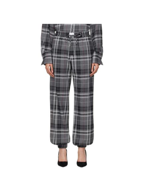 THE ATTICO Gray Long Trousers