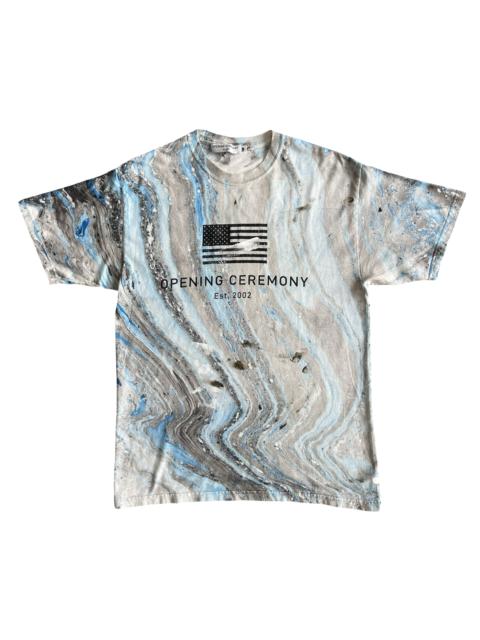 Other Designers Opening Ceremony Marble Print T-Shirt SZ M