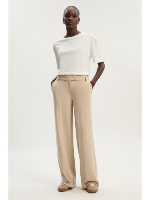 KAREN MILLEN Compact Stretch Essential Tailored Straight Leg Trouser
