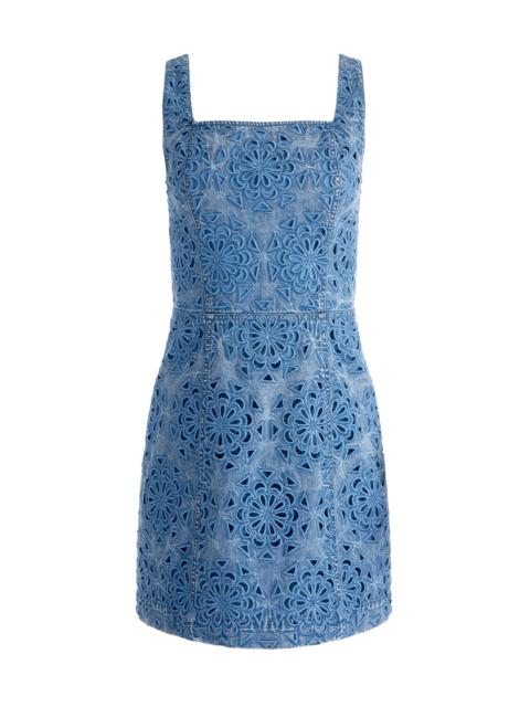 Alice + Olivia MARYANN DENIM DRESS