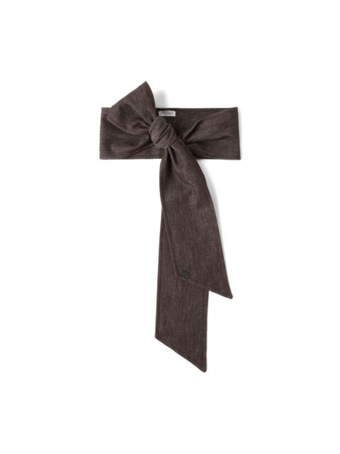 denim foulard