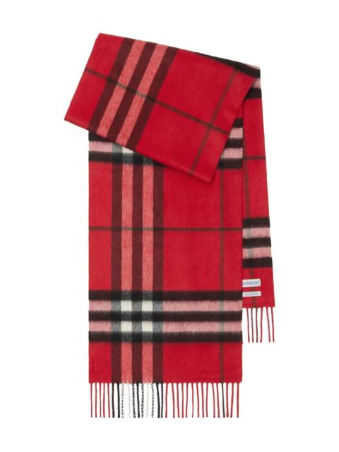 Burberry checked cashmere scarf