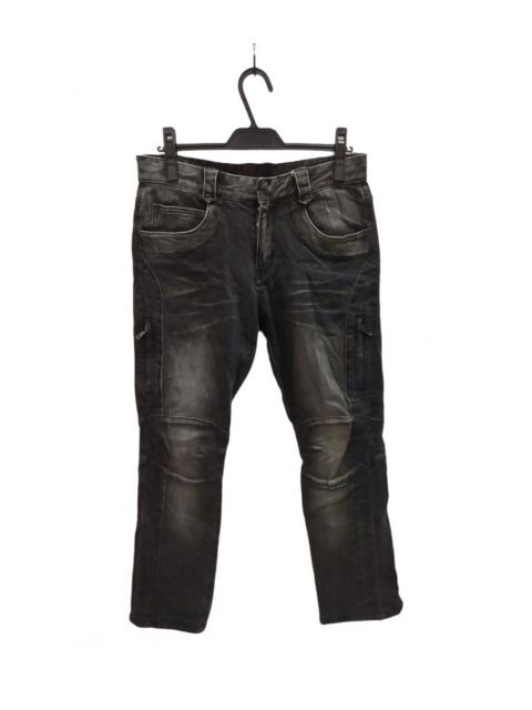 Balmain Paris Biker Denim Jeans