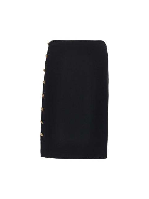 VERSACE Versace Stretch Viscose Skirt Black Women