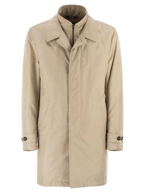 Other Designers Fay Men Morning Coat In Technical Poplin