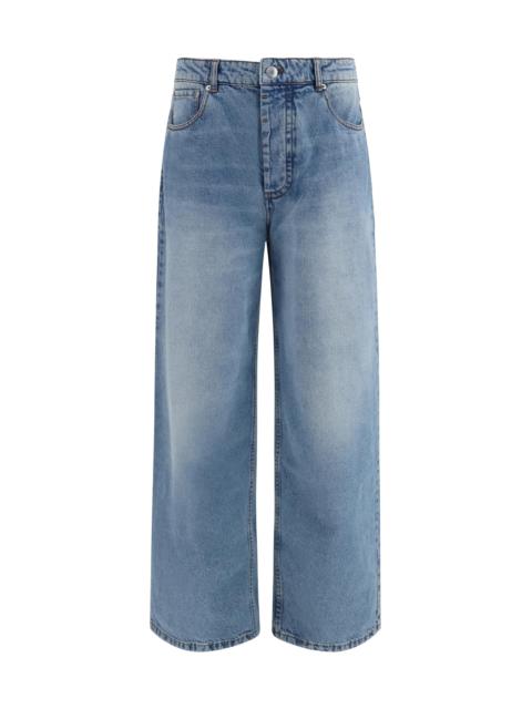 AMI Paris Ami Paris Men Cotton Wide-Leg Jeans