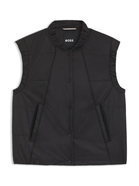 BOSS WATER-REPELLENT GILET WITH WADDING