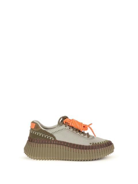 Chloé Chloé Nama Sneakers Army Green