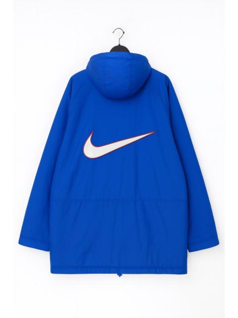 Nike Vintage 90s Nike Royal Blue Hooded Windbreaker Jacket XXL
