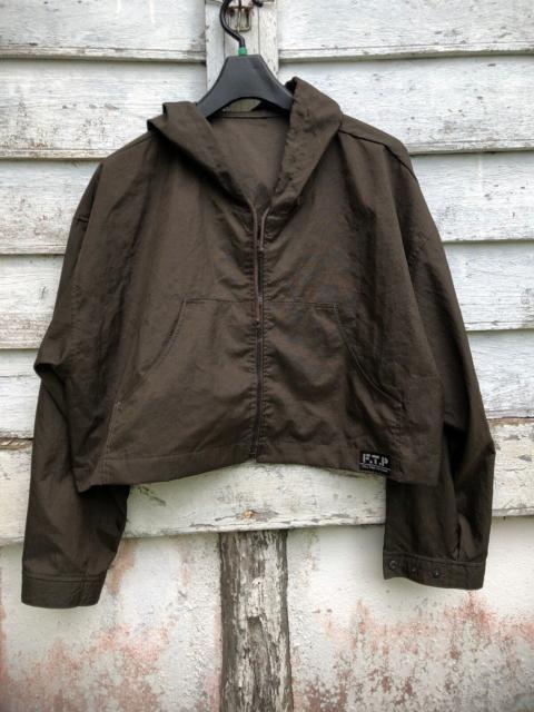Other Designers Japanese Brand - FTP Full Time Pleasure Cropped Top Poly Hood Jacket