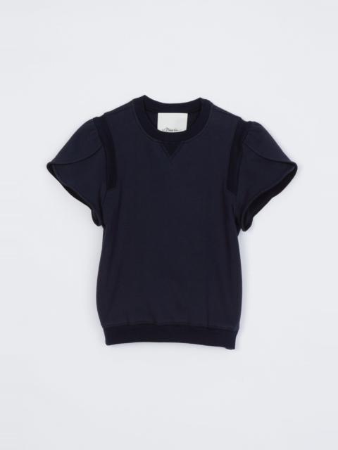 3.1 Phillip Lim Tulip Sleeve French Terry Top