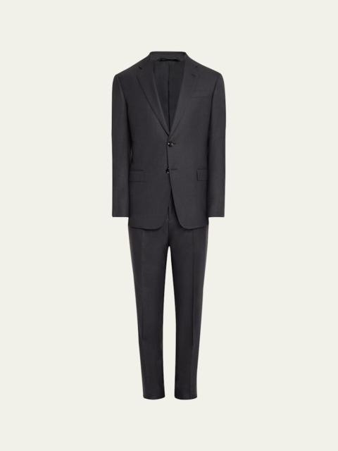 GIORGIO ARMANI Mne's Basic Wool Two-Piece Suit