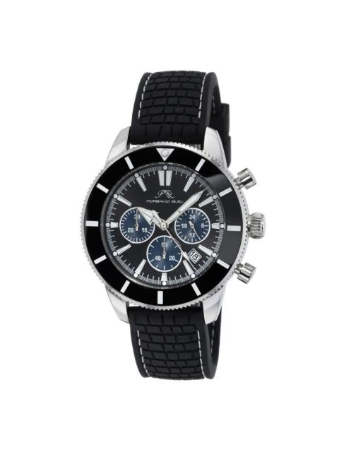Other Designers Porsamo Bleu Brandon Chronograph Quartz Black Dial Men's Watch 1013ABRR