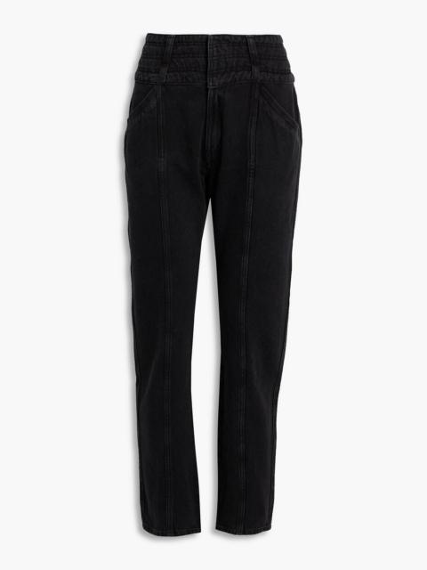 Other Designers Boucry high-rise tapered jeans