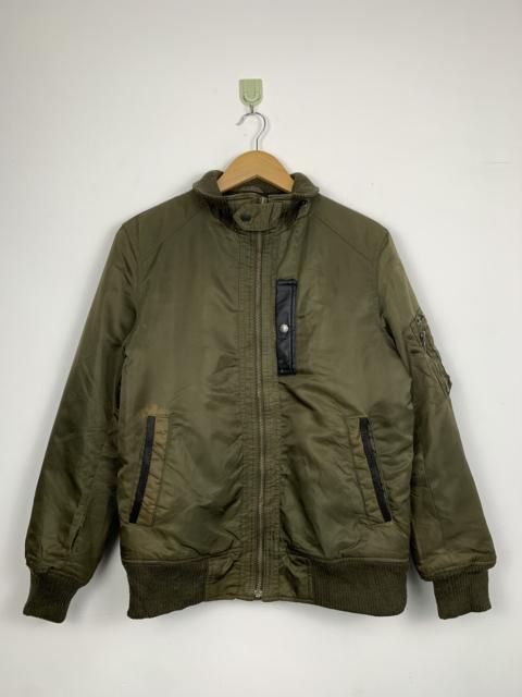 Other Designers Japanese Brand - Vintage BACK NUMBER Zip Up Multi Pocket Bombers Jacket J0711