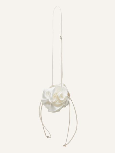 MAGDA BUTRYM Magda bag in cream satin