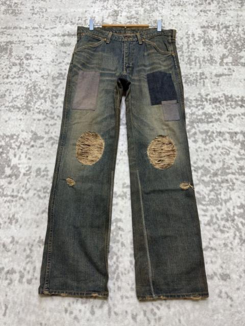 NUMBER (N)INE Number Nine AW03 "Touch Me I'm Sick" Runway Rusty Wash Denim