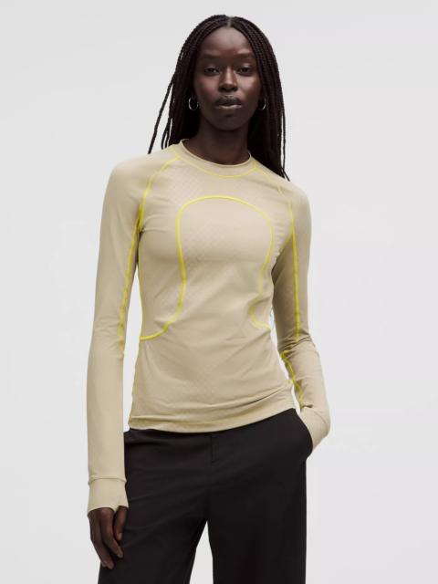 lululemon Women's Jacquard Tight-Fit Long-Sleeve Shirt *SLNSH Collection