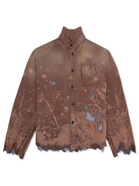RRR123 META-BRAXAS SHIRT - RUST