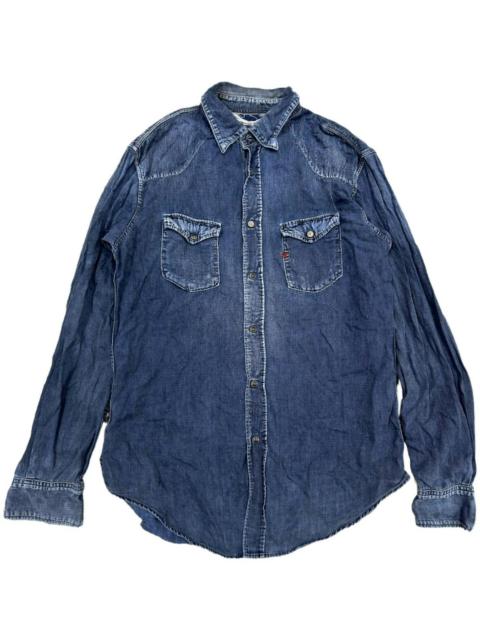 45rpm Japan Western Denim Wash Button Up Shirt