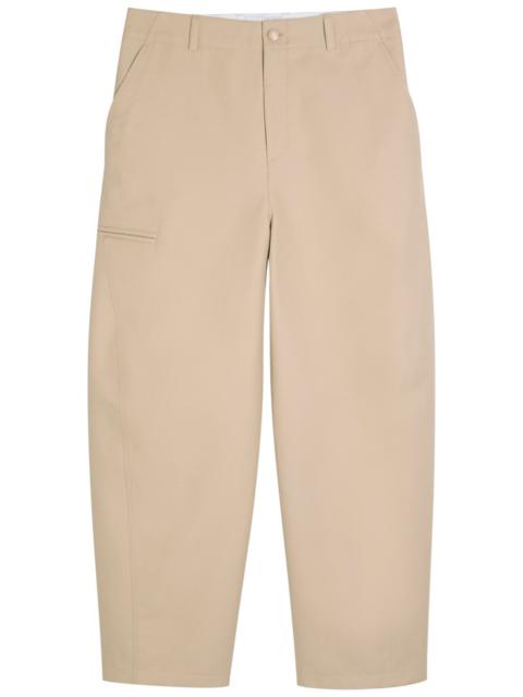 Givenchy Givenchy Couture Workwear Wide-leg Cotton Trousers