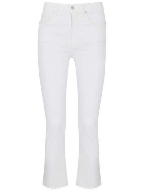 Carly cropped kick-flare jeans