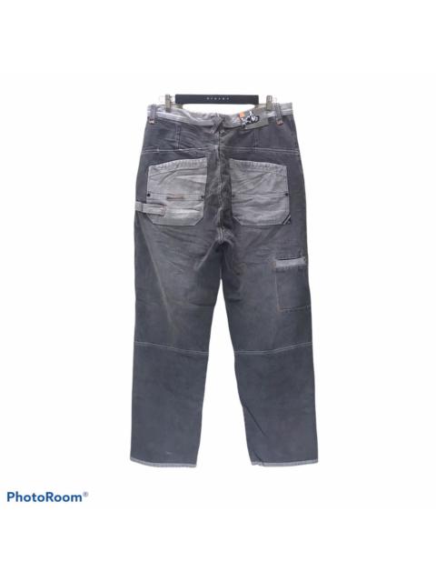 Japanese Brand Akademiks Denim Carpenter Pants