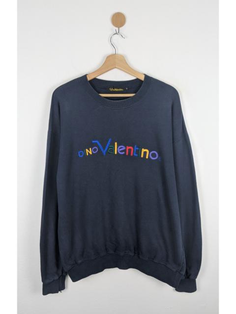 Valentino Vintage Dino Valentino Embroidery Sweatshirt 90s