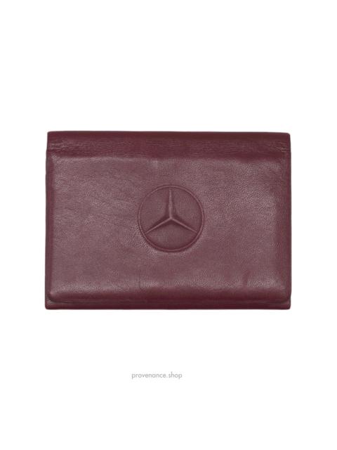 Other Designers Mercedes Benz West Germany ID Card Wallet - Burgundy