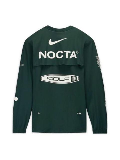 Nike x NOCTA Drake Long Sleeve Woven Pullover 'Green White' DJ5584-397