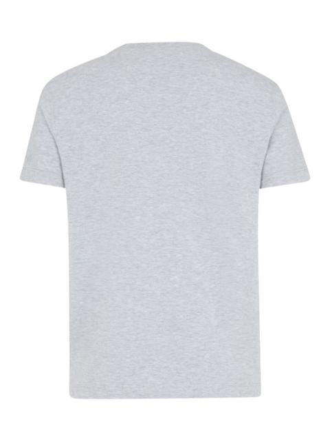 GRAY COTTON T-SHIRT