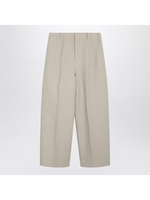 JACQUEMUS Jacquemus Beige Pastro Trousers In Cotton Canvas Men