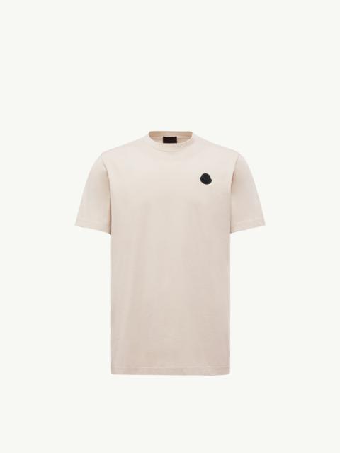 Moncler Logo Patch Cotton T-Shirt