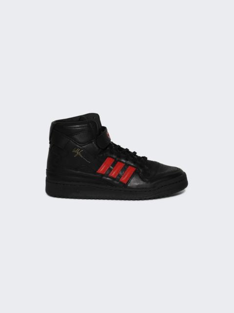adidas X Willy Chavarria High Top Forum Sneakers Black And Red