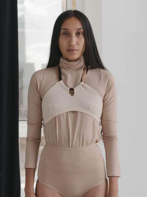 BASERANGE Circ Bra - Organic Cotton Rib