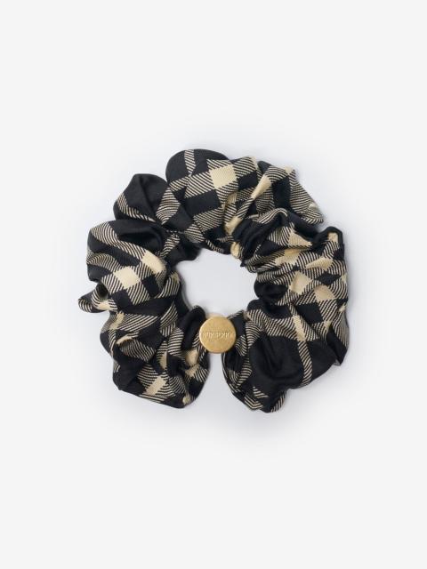 Burberry Check Silk Scrunchie