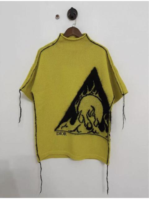 Dior Dior Short Sleeved Yellow Sweater