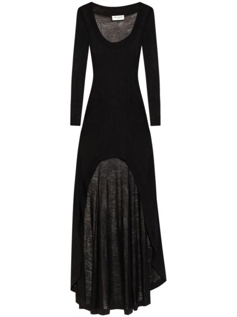 SAINT LAURENT Saint Laurent Black Midi Dress
