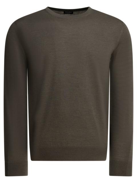 ZEGNA Zegna Cashmere And Silk Crewneck Sweater