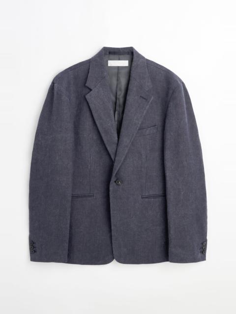 Our Legacy Unconstructed Shinjuku Blazer Charcoal Bourdeaux Flow Weave
